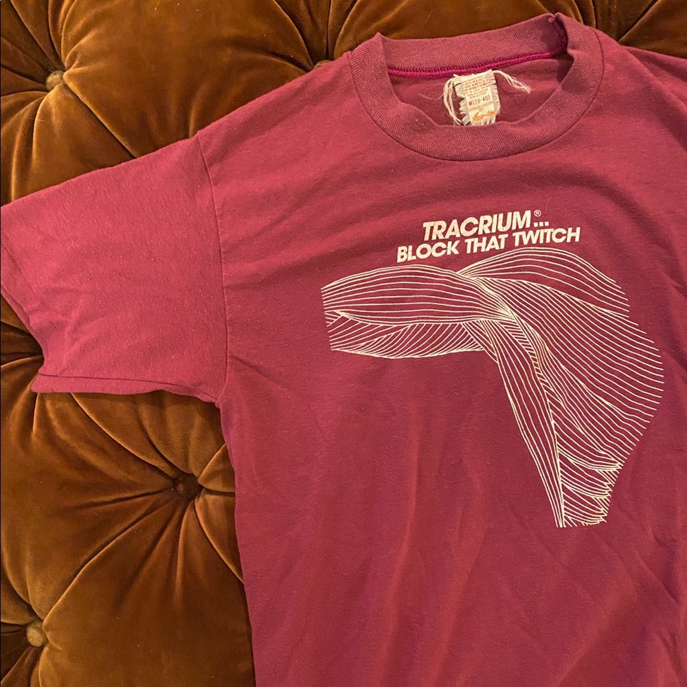 🍇SOLD🍇 Vintage 80s pharmaceutical promo tee